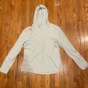 Lululemon Men’s Light Gray Hoodie medium